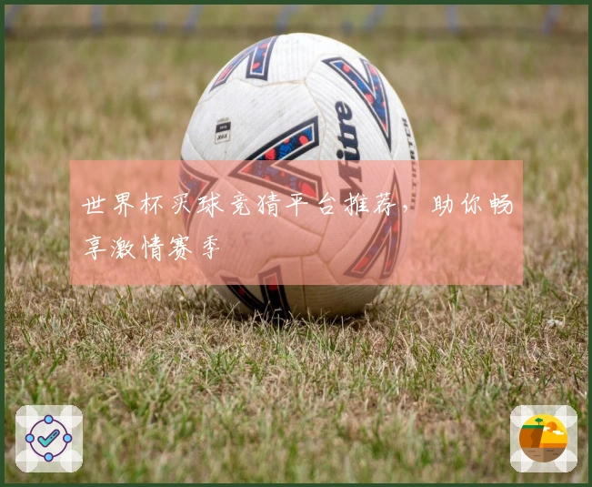 世界杯买球竞猜平台推荐，助你畅享激情赛季